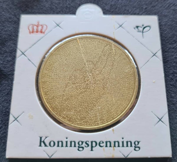 KNM Koningspenning in munthouder