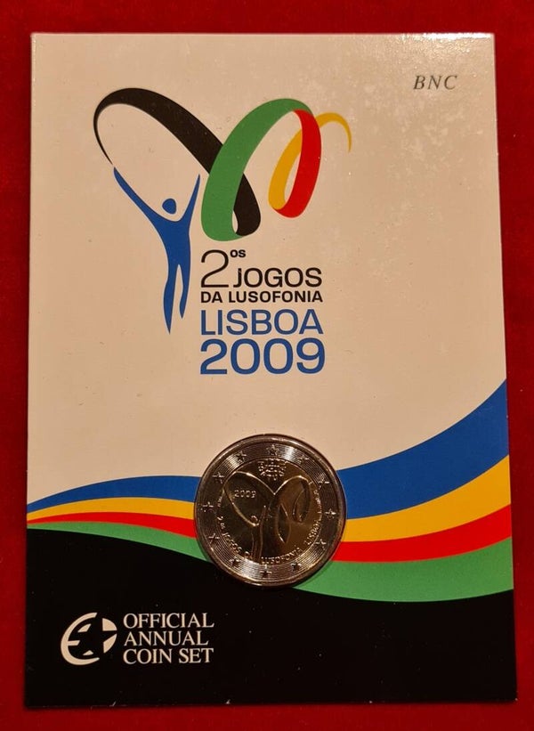 2 euro Portugal 2009 Lusophonie BU coincard