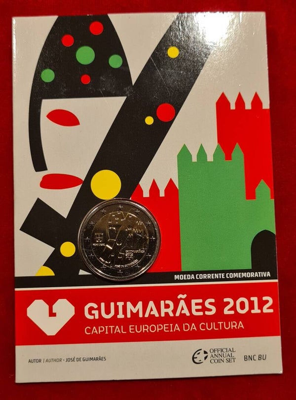 2 euro Portugal 2012 Guimaraes BU coincard