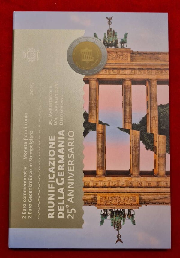 2 euro San Marino 2015 Duitse Eenheid BU blister