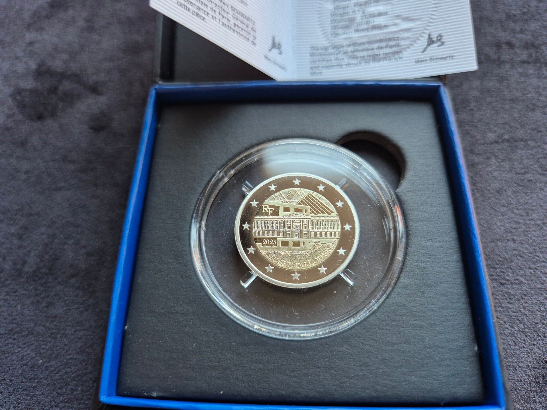 2 euro Frankrijk 2025 Louvre PROOF