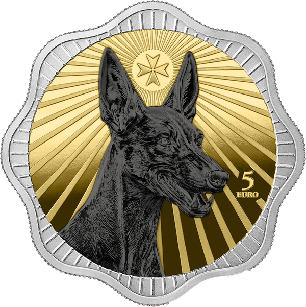 5 euro Malta 2026 'Il-Kelb Tal-Fenek (Pharaohond)' 1 oz Zilver BU