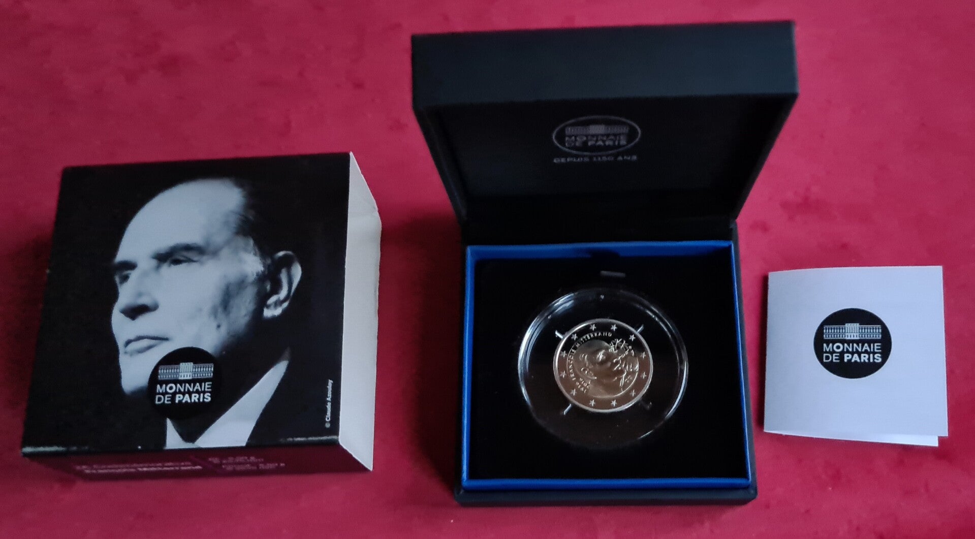 2 euro Frankrijk 2016 100 jaar Francois Mitterand PROOF | Bildtmunt
