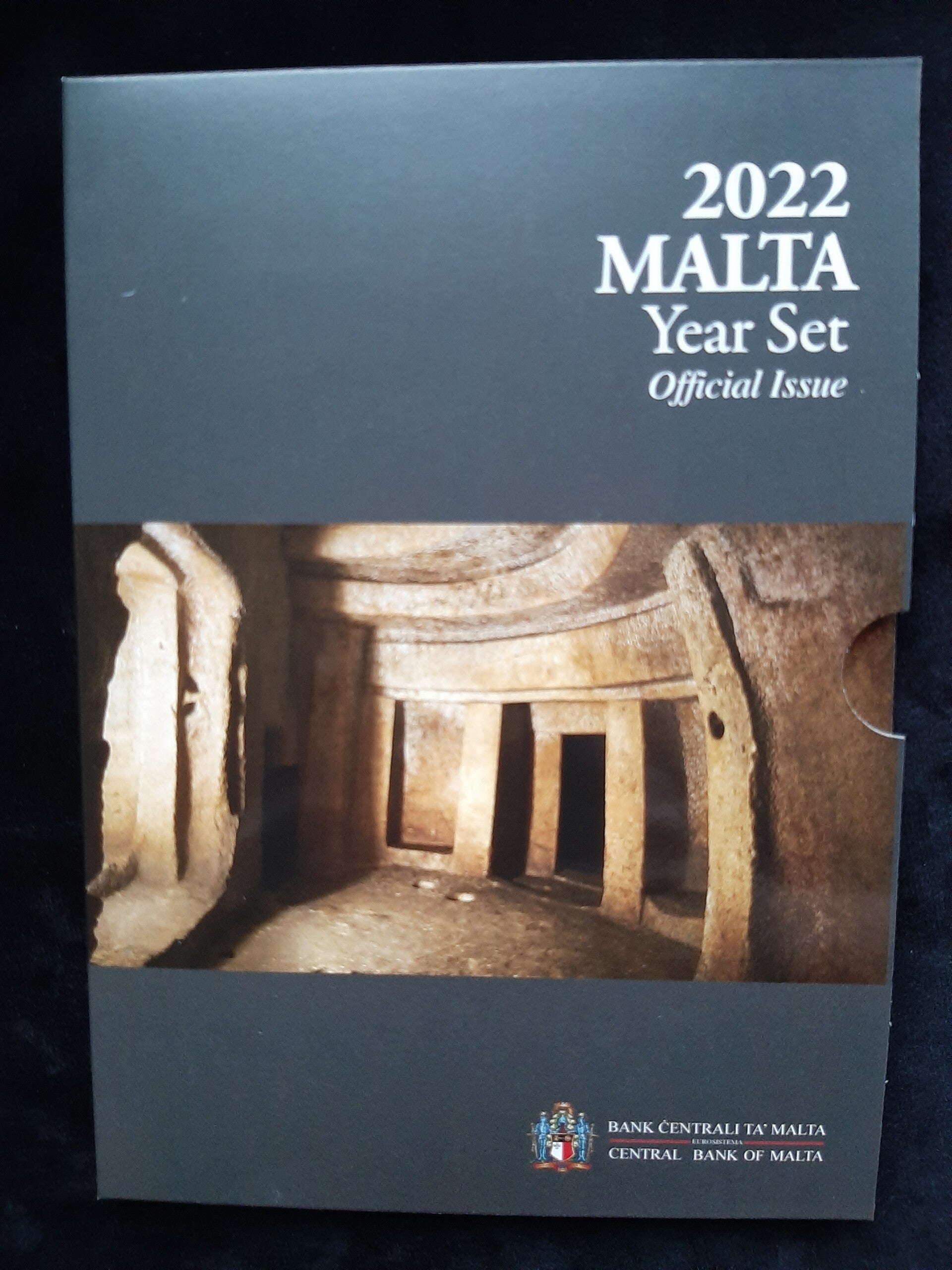 BU set Malta 2022 met 2 euro Hal Saflieni Hypogeum BU