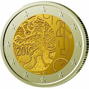 2 euro Finland 2010 150 jaar munt UNC