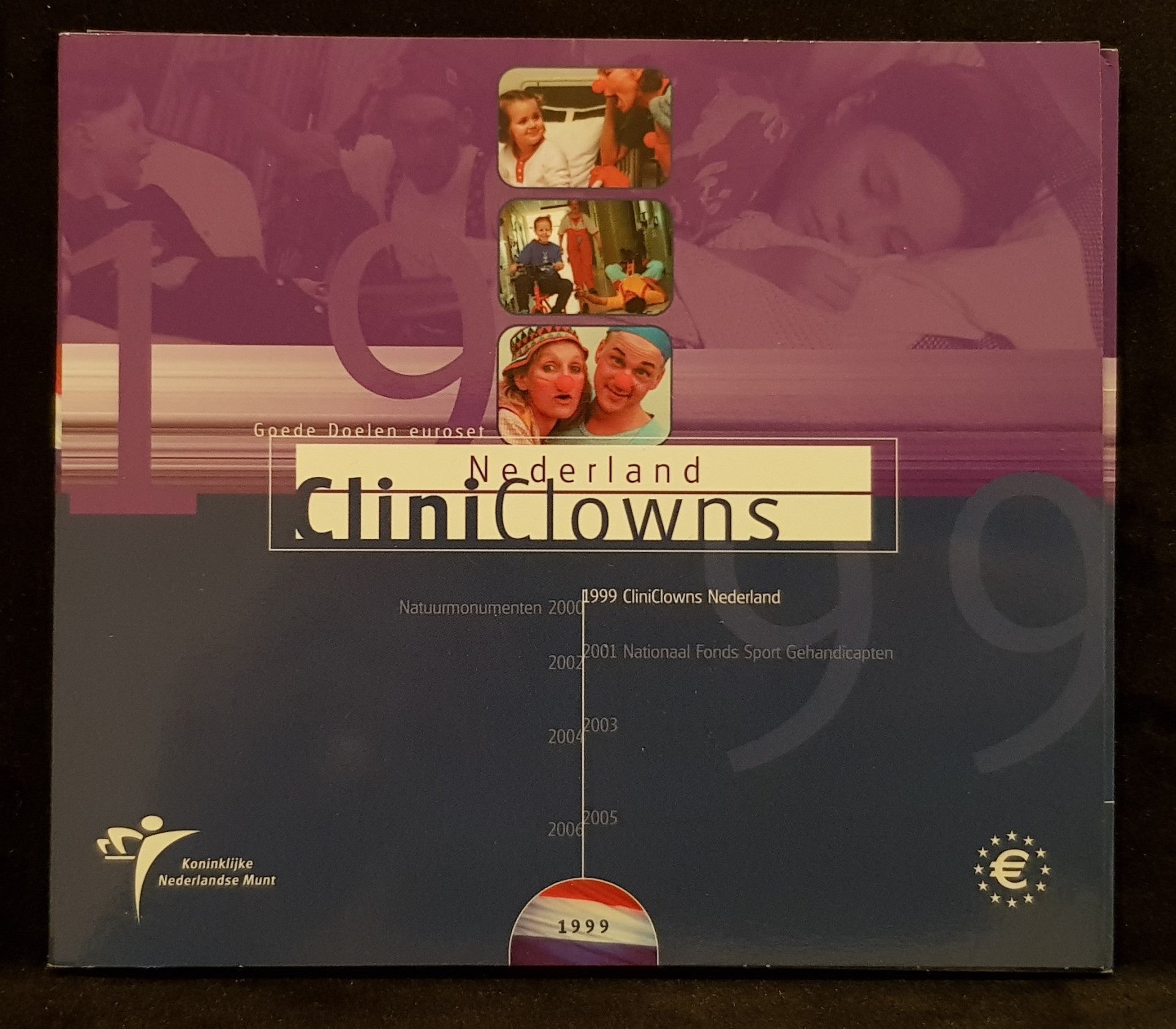 BU set Nederland 1999 Goede doelen set CliniClowns