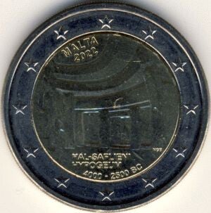 2 euro Malta 2022 Hal Saflieni Hypogeum UNC