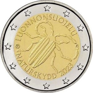 2 euro Finland 2023  De eerste Natuurwet van Finland UNC