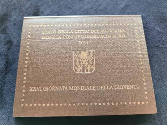 2 euro Vaticaan 2011 Wereldjongerendagen Madrid BU blister