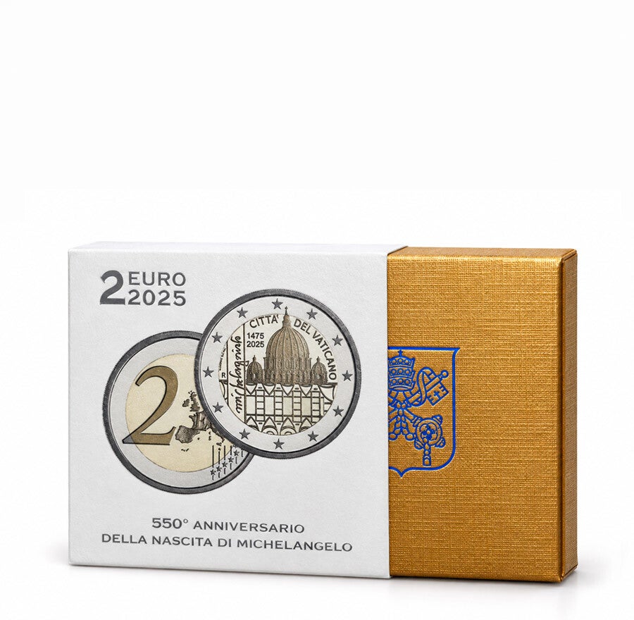 2 euro Vaticaan 2025 Michelangelo PROOF