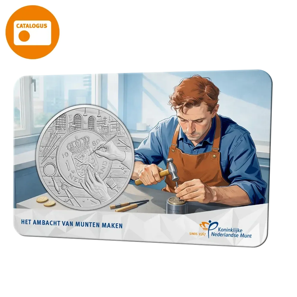 Nederland 2026 Ambacht van munten maken penning in coincard