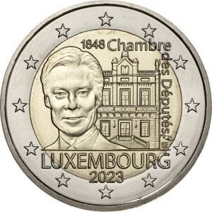 2 euro Luxemburg 2023 175 Jaar Parlement en Grondwet UNC