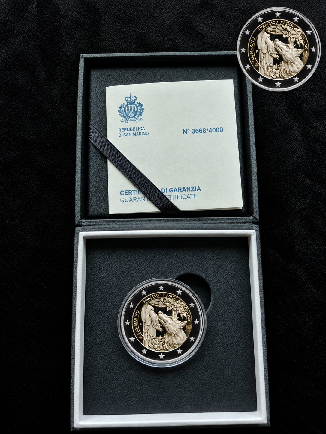 2 euro San Marino 2026 Francesco Assisi PROOF