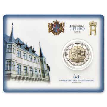 2 euro Luxemburg 2022 50 jaar Vlag coincard BU