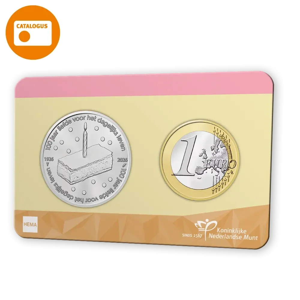 Nederland 2026 100 jaar HEMA in coincard