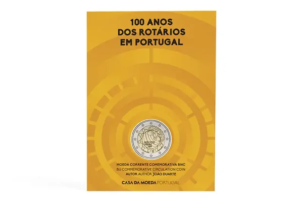 2 euro Portugal 2026 Rotary Club BU coincard