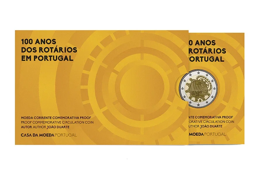 2 euro Portugal 2026 Rotary Club PROOF
