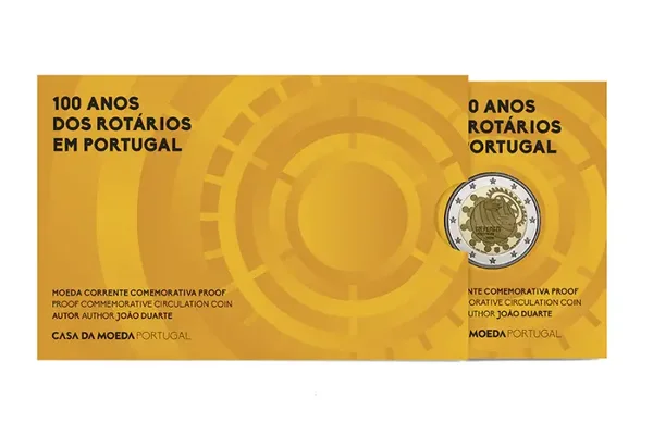 2 euro Portugal 2026 Rotary Club PROOF