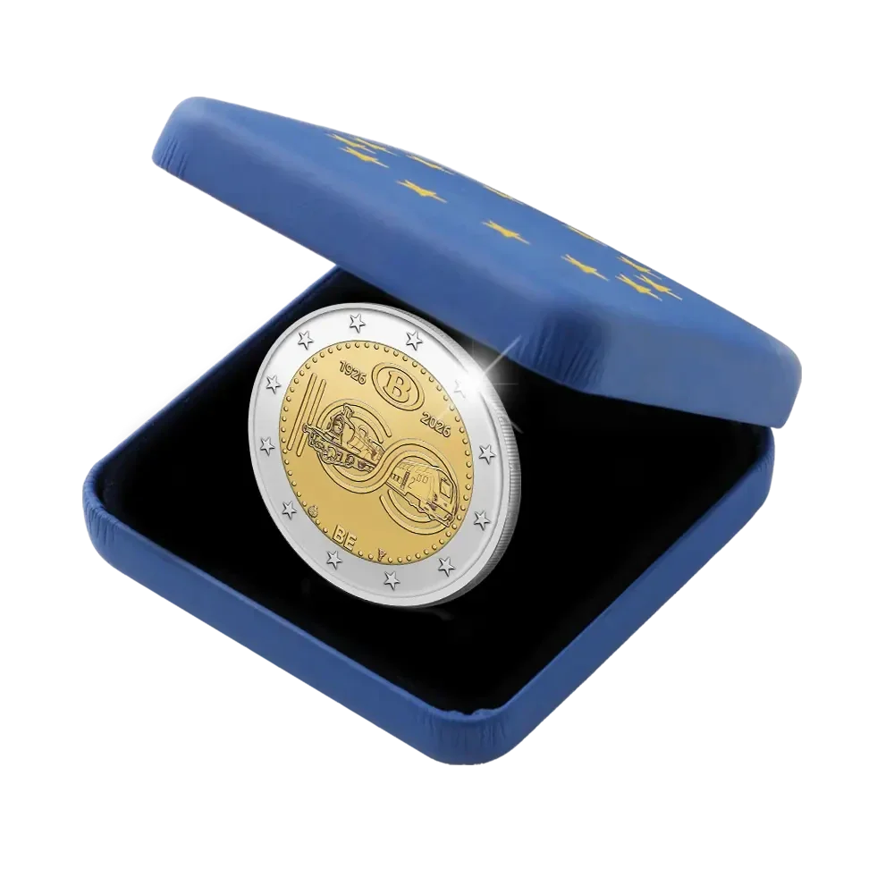 2 euro België 2026 ‘100 jaar NMBS’ PROOF