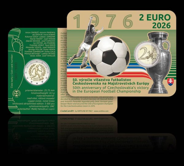 2 euro Slowakije 2026 Europacup BU coincard