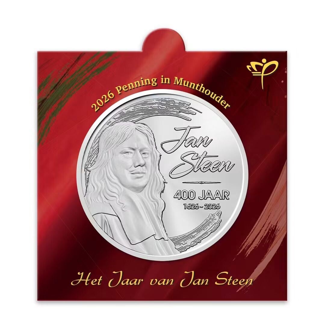 Nederland 2026 400 jaar Jan Steen in munthouder