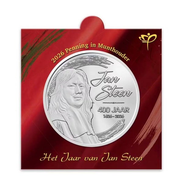 Nederland 2026 400 jaar Jan Steen in munthouder