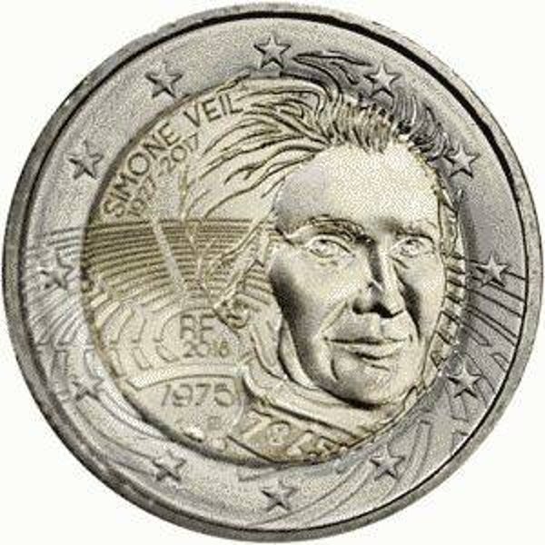 2 euro Frankrijk 2018 Simone Veil UNC