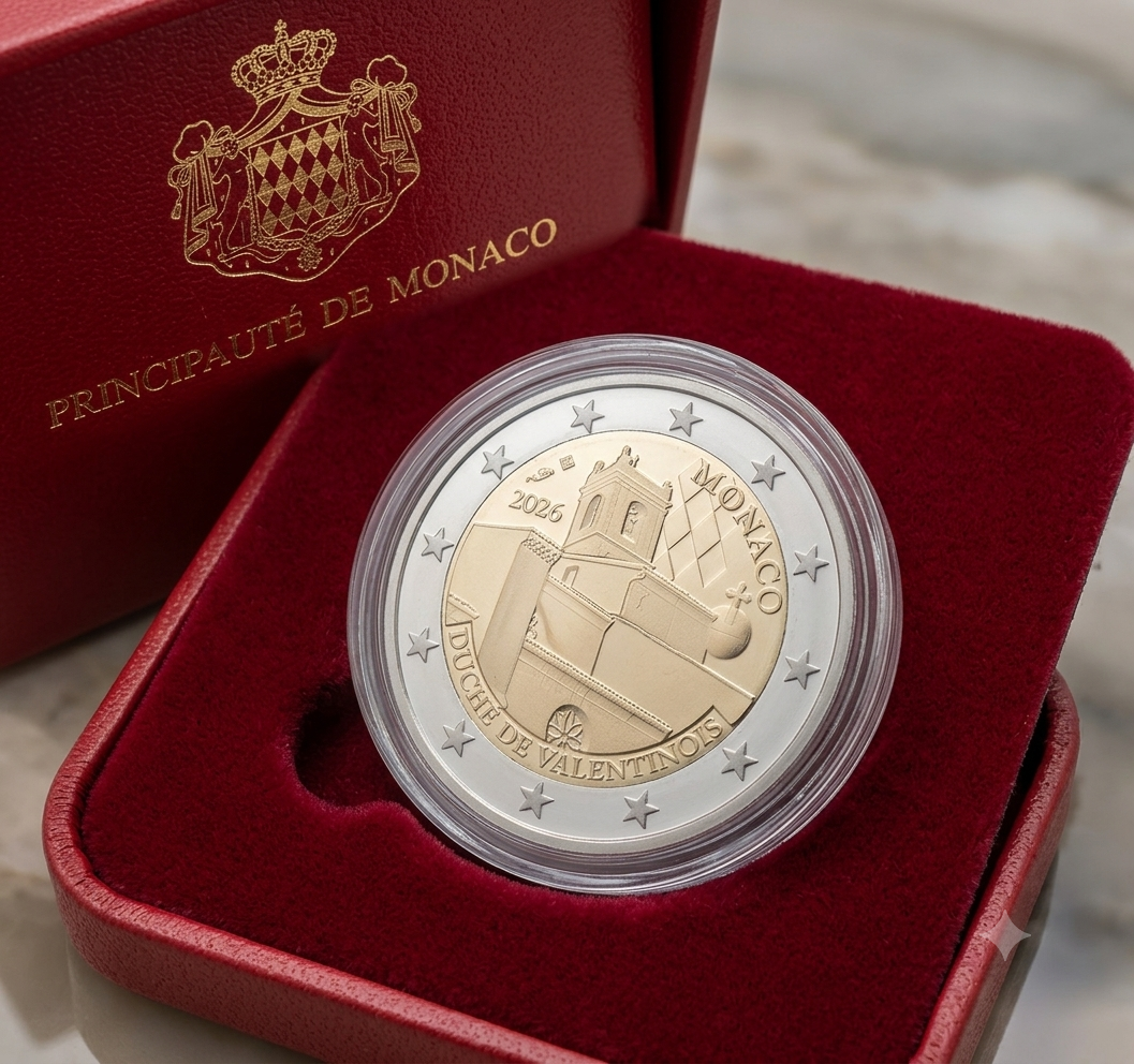 2 euro Monaco 2026 Duché de Valentinois PROOF