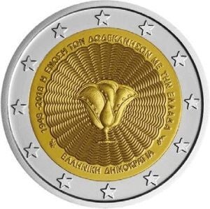 2 euro Griekenland 2018 Dodekanesos eilanden UNC