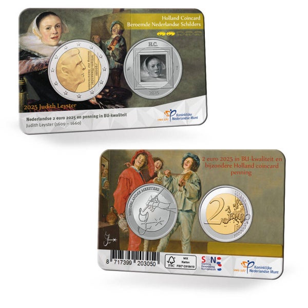 Holland coin fair coincard 2025 Judith Leyster Zilver