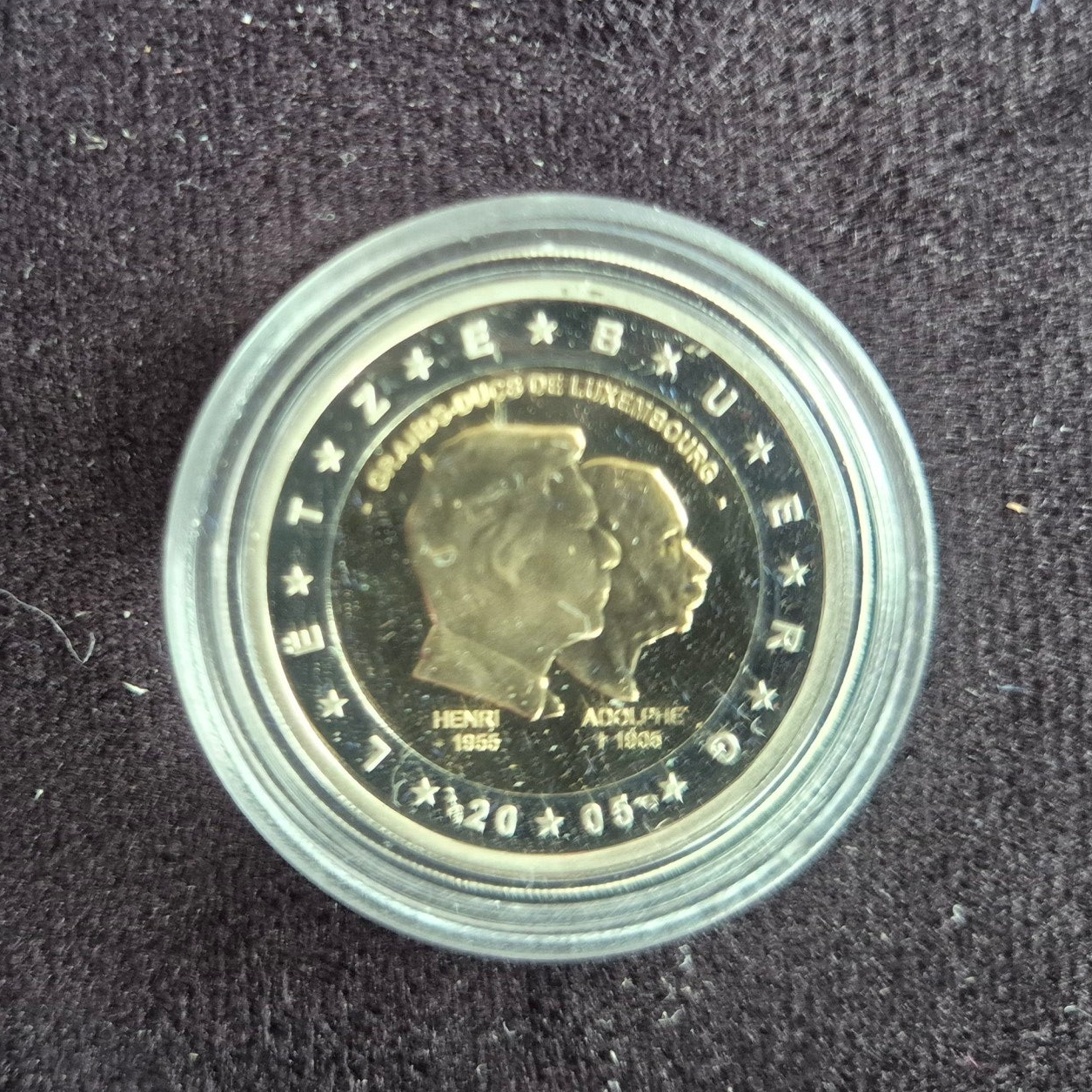 2 euro Luxemburg 2005 Henri en Adolphe PROOF