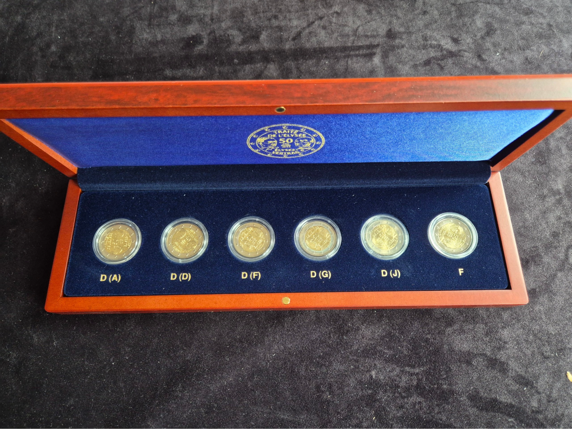 2 euro Duitsland / Frankrijk 2013 Elysee serie in Leuchtturm casette