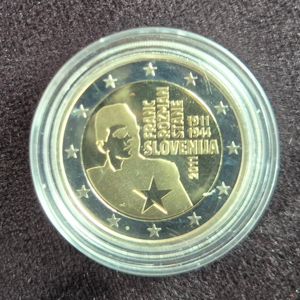 2 euro Slovenie 2011 Franc Rozman-Stane PROOF