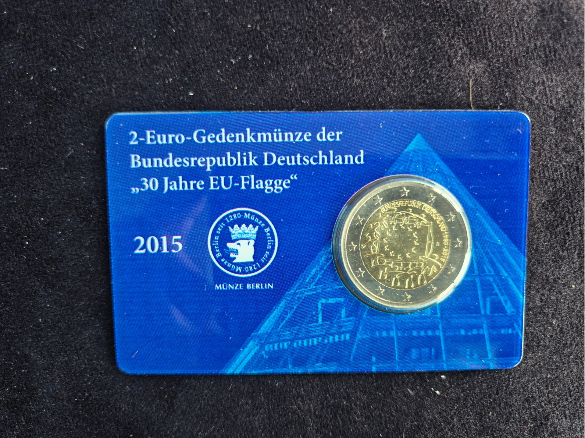 2 euro Duitsland 2015 Europese Vlag A coincard