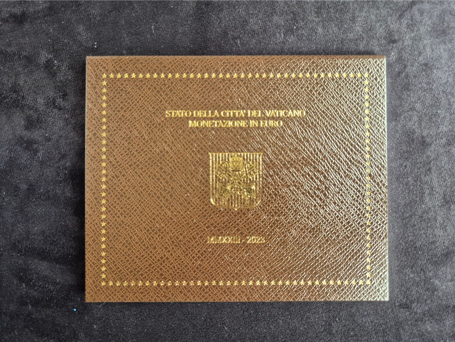 BU set Vaticaan 2023 blister