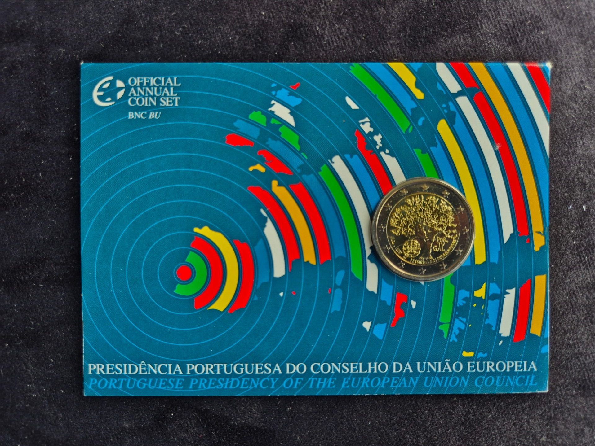 2 euro Portugal 2007 EU voorzitter BU coincard