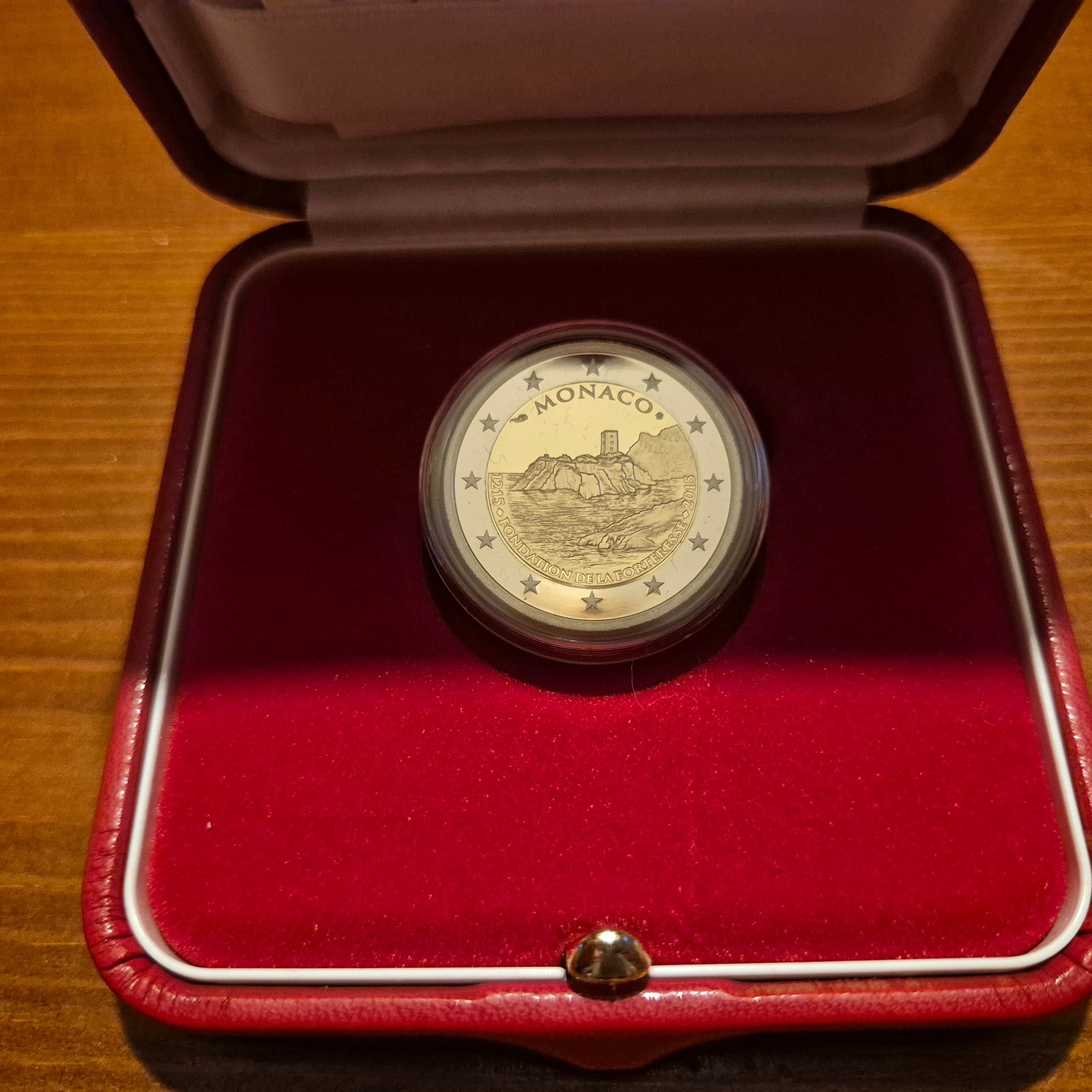 2 euro Monaco 2015 Fondation de la Forteresse PROOF ("de Rots")