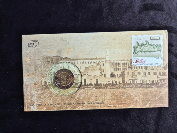 2 euro Griekenland 2013 Kreta BU in numisbrief