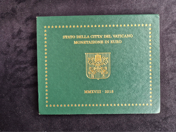 BU set Vaticaan 2018 blister