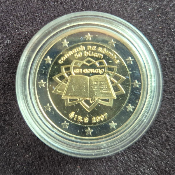2 euro Ierland 2007 Verdrag van Rome PROOF