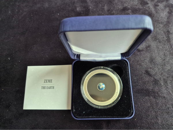 5 euro Letland 2016 The Earth Zilver PROOF