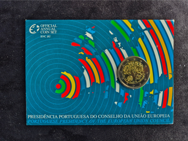 2 euro Portugal 2007 EU voorzitter BU coincard