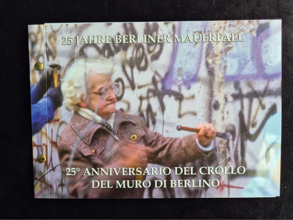 2 euro Vaticaan 2014 25 jaar na de Val van de Berlijnse Muur BU in numisbrief