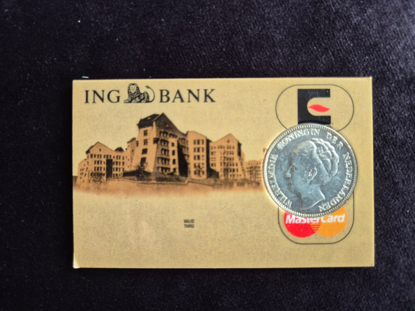 ING Bank Creditcard Mastercard 1 gulden 1931 Coincard