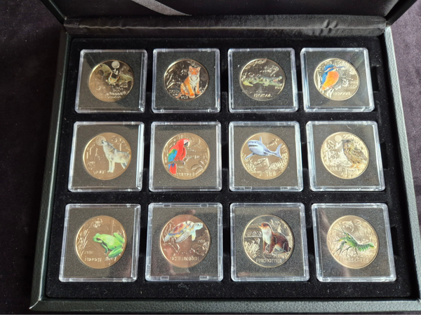 3 euro Oostenrijk 2016-2019 serie Dieren in casette