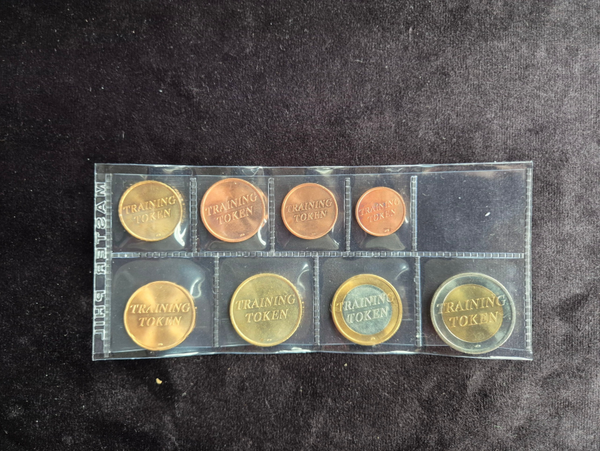 Set Training tokens Frankrijk Pessac ECB 1998 1 cent - 2 euro compleet