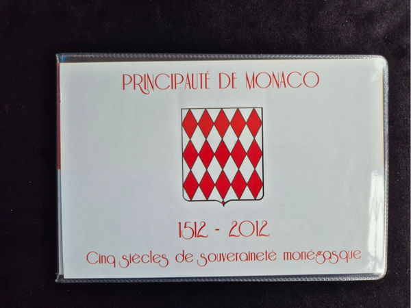 2 euro Monaco 2012 Souvereiniteit (Lucien) UNC in coincard