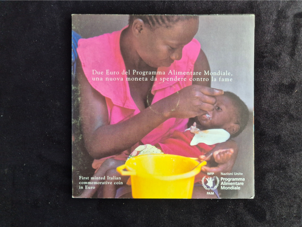 2 euro Italie 2004 Wereldvoedselprogramma UNC in blister
