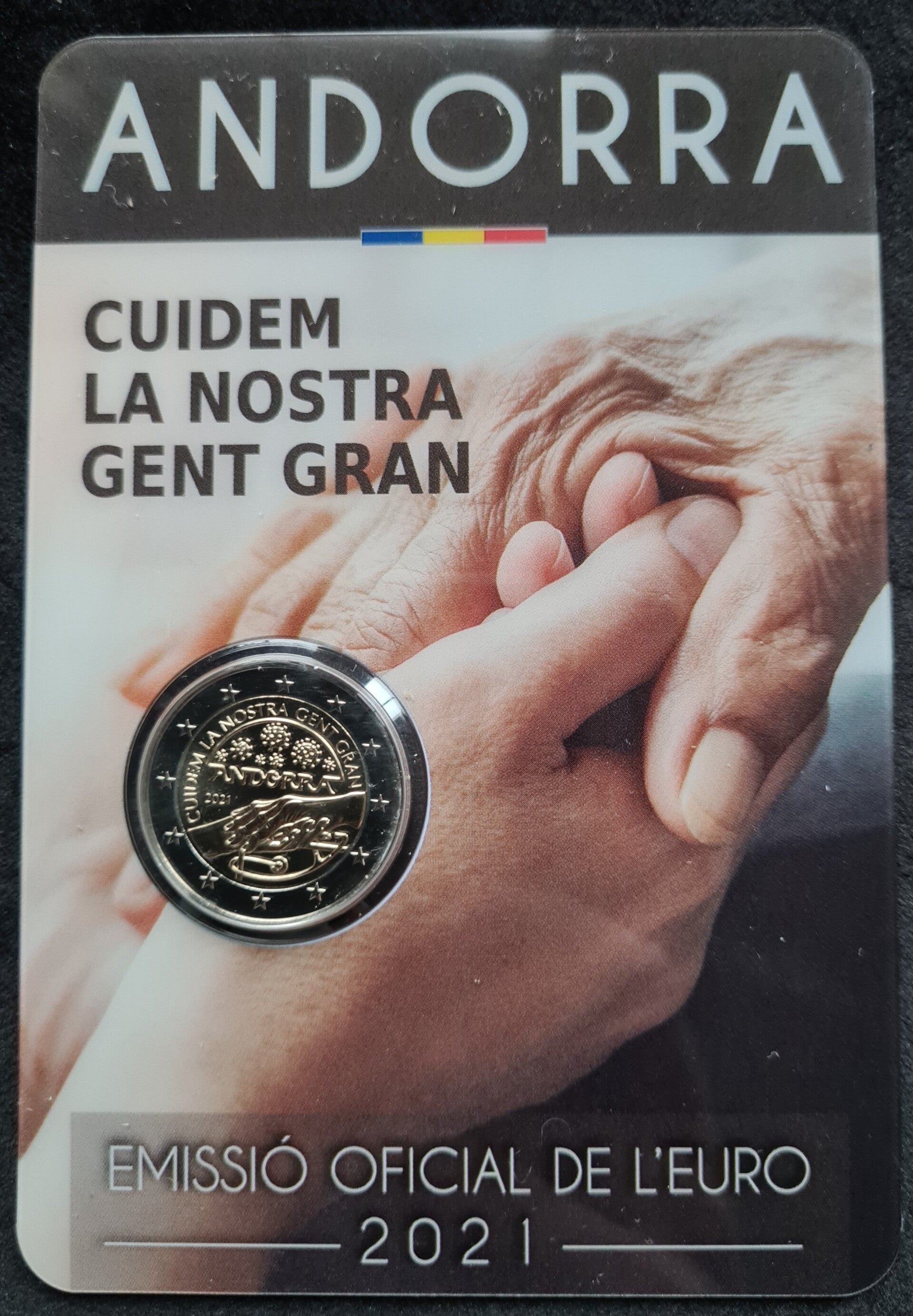 2 euro Andorra 2021 Covid-19 ouderenzorg BU blister