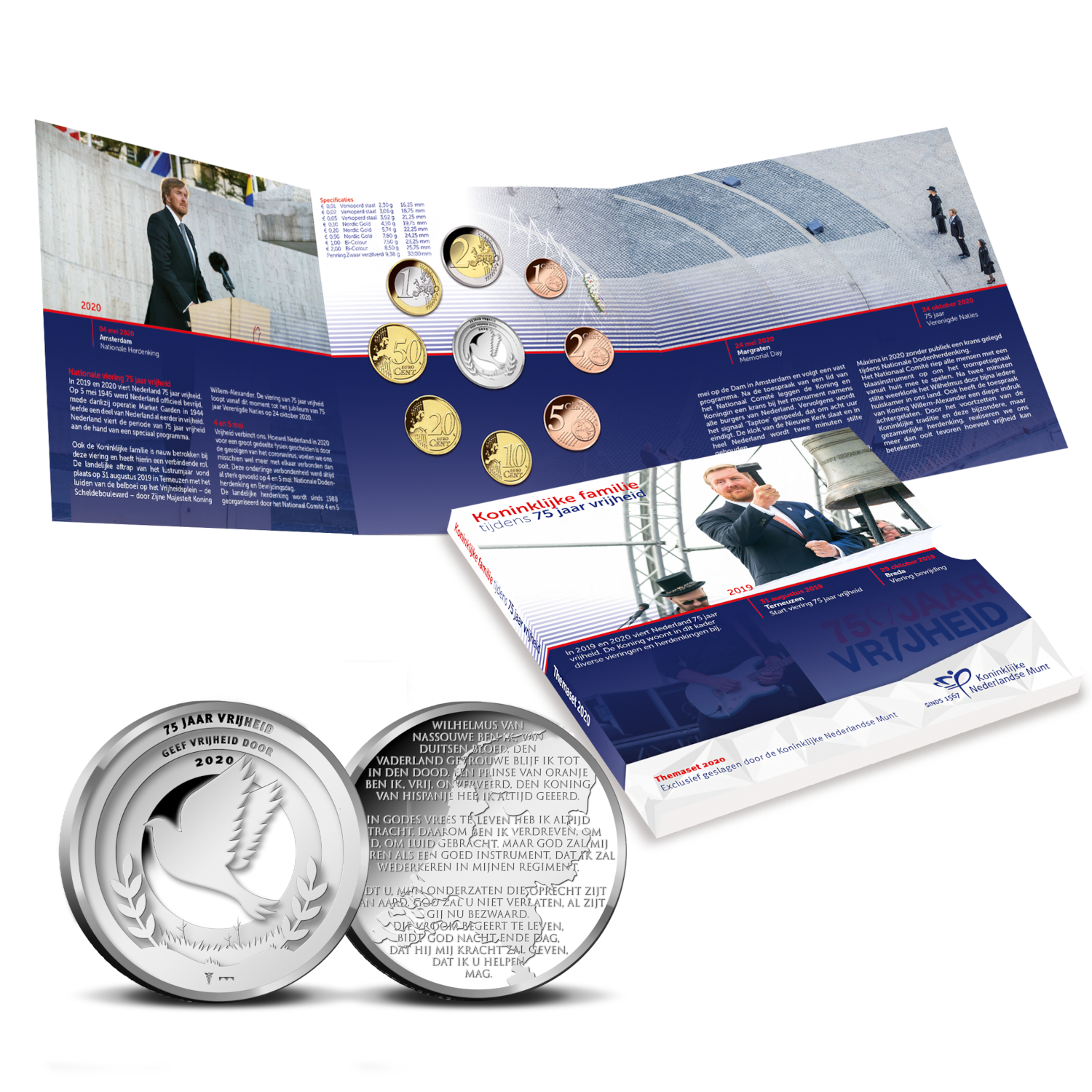 Themaset Nederland 2020 75 jaar vrijheid